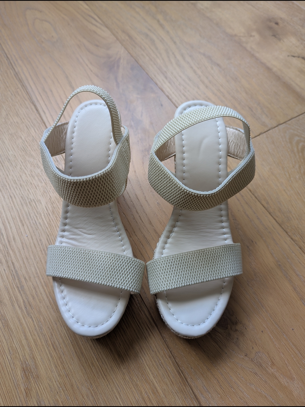 Women's Neutral Beige Strap Sandals